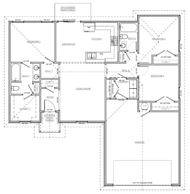 Alt Plan 2- 1247 sqft | Trademark